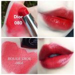 Dior 全新迪奧藍星唇膏 080 微笑亮紅 緞光