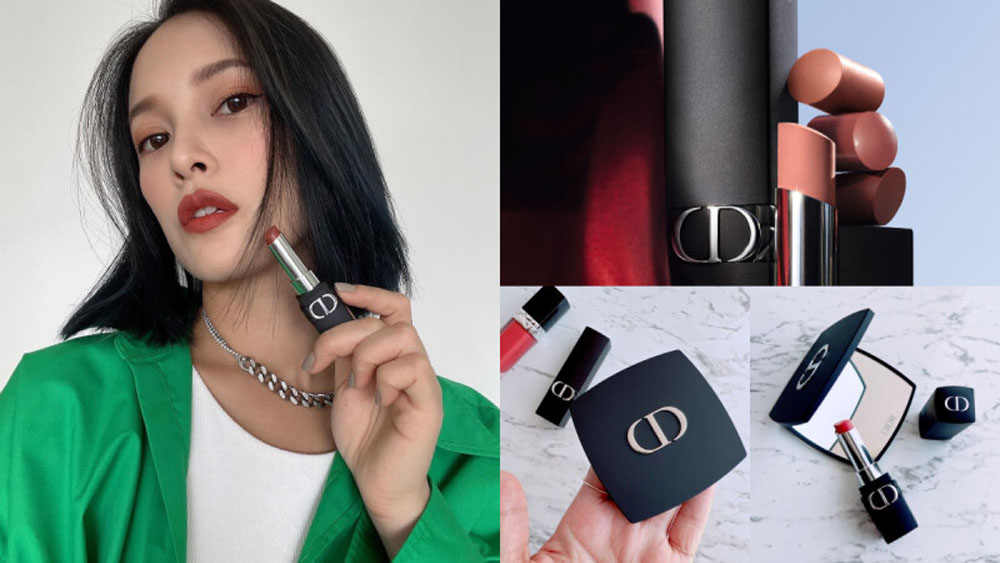 Dior超完美持久唇膏試色